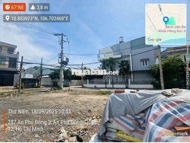 Bán đất quận 12 70m2 giá 5 tỷ 7 chính chủ