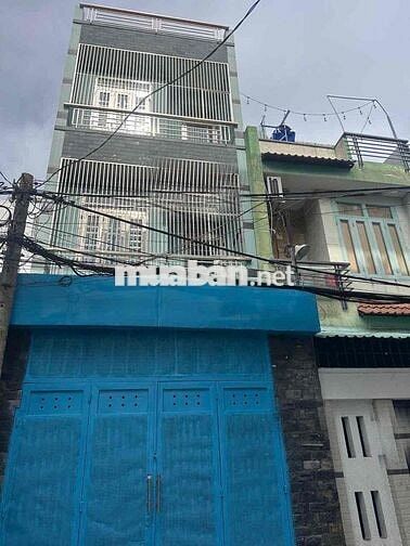 Nhà(4x16m) Khu Gò Xoài 2Lầu+ST 4PN 5VS hẻm oto thông