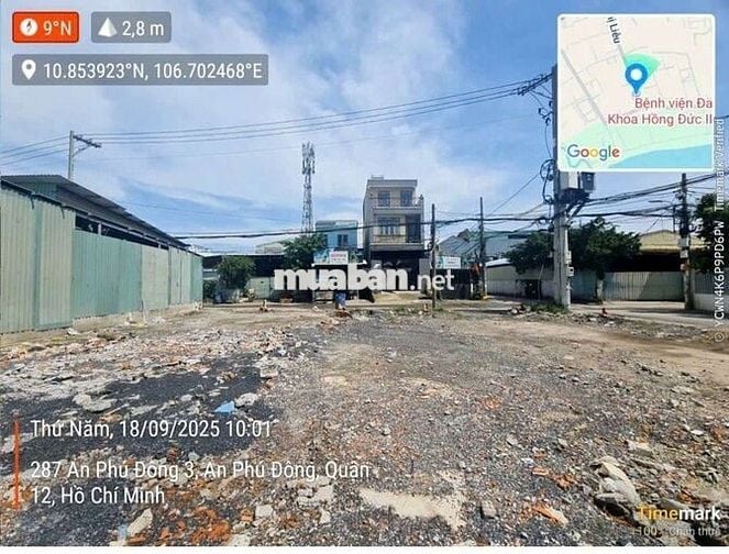 Bán đất quận 12 70m2 giá 5 tỷ 7 chính chủ