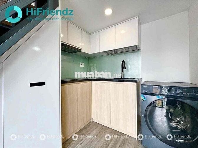 Cho Thuê Phòng Duplex Bancol Lớn Máy Giặt Riêng Gần Ngã Tư Hàng Xanh