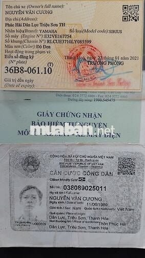 Bán xe Sirius Đỏ Đen 2021