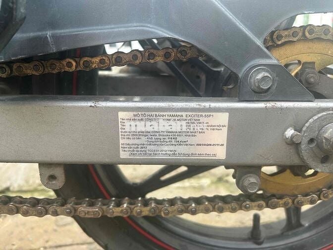 Yamaha Exciter máy 57kck, giấy tờ chính chủ