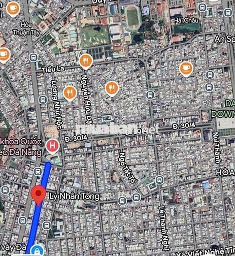 HÒA CƯỜNG – ĐẤT VÀNG 92,5m – ĐƯỜNG 7.5M, VỈA HÈ 4.5M - GIÁ DƯỚI 9 TỶ