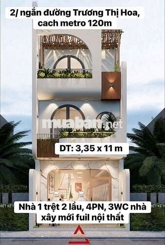 🏠NHÀ XÂY MỚI 100% 1 TRỆT 2 LẦU ĐƯỜNG TTH07,PHƯỜNG TÂN THỚI HIỆP,Q12.