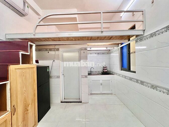 GÁC LỬNG TIỆN LỢI, NỘI THẤT CƠ BẢN, AN NINH 9' ĐI ĐH CÔNG THƯƠNG