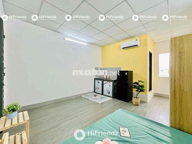 Ngay Ngã Tư Bốn Xã - Studio Full Nội Thất - Sẵn Tủ Lạnh