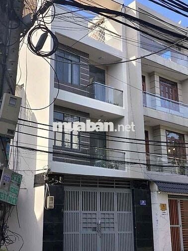 Cho thuê nhà đẹp đg số 7A khu tên lửa 5*20 nhà 4 tấm 6p giá 25tr