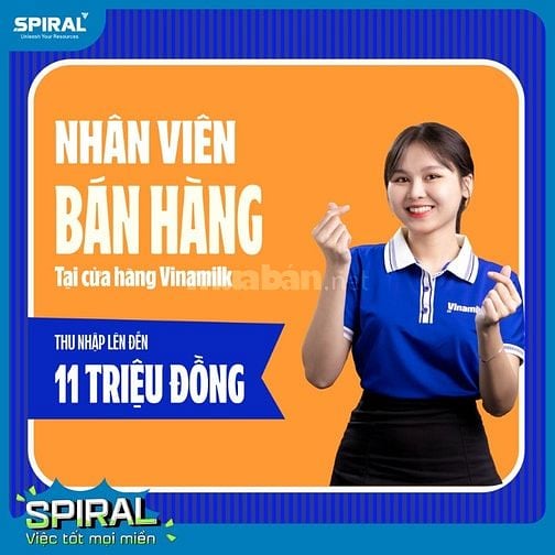 VINAMILK TUYỂN DỤNG NHÂN VIÊN BÁN HÀNG 