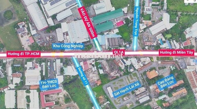Chính chủ bán lô đất đẹp 269m2-giá chỉ 18tr/m2,ngay QL1-TT Bến Lức ,LA
