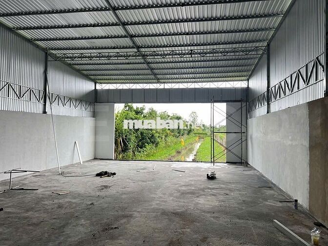 Kho xưởng đất 1.291m² kho xây dựng 500m² mặt tiền đường Quốc Lộ 61C