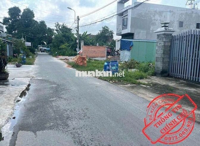 CHÍNH CHỦ BÁN GẤP LÔ ĐẤT MẶT TIỀN BASA, XÃ PHƯỚC HIỆP HUYỆN CỦ CHI