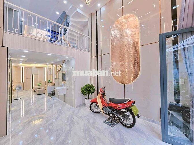 🔥GIẢM MẠNH - BÙI QUANG LÀ, GÒ VẤP - NHÀ MỚI 5 TẦNG KIÊN CỐ - HẺM XE HƠ