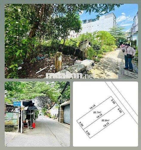 BÁN LÔ ĐẤT THỔ CƯ HUỲNH TẤN PHÁT NHÀ BÈ 5X19M GIÁ 3 TỶ 769 TRIỆU TL