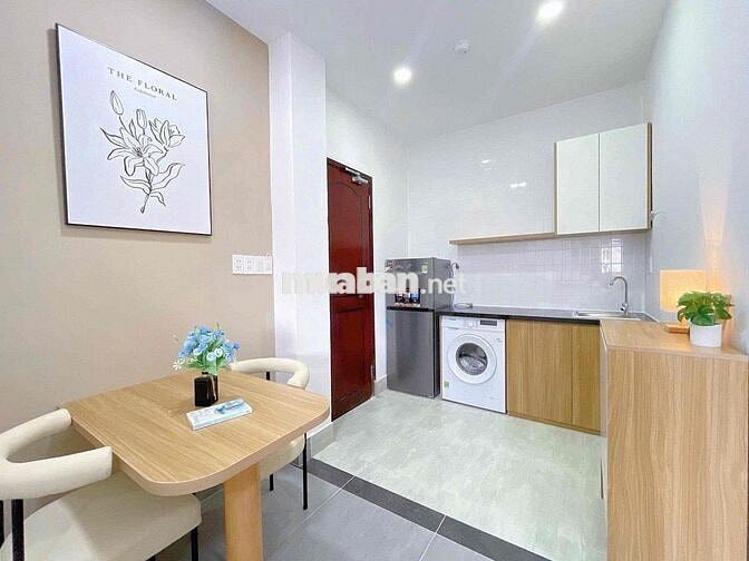 🌸cho thuê căn hộ_1pn tách bếp_30m2_Thang máy_giặt riêng_ngay trung tâm