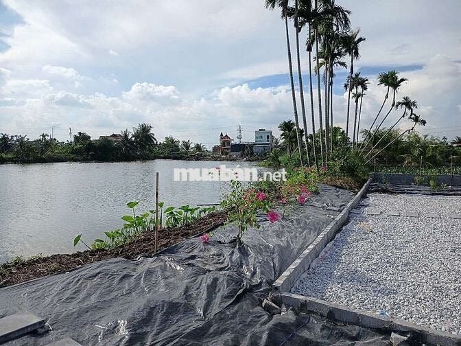 Bán 450m2 đất view sông cực đẹp, cạnh khu đô thị Vinhome Dương Kinh