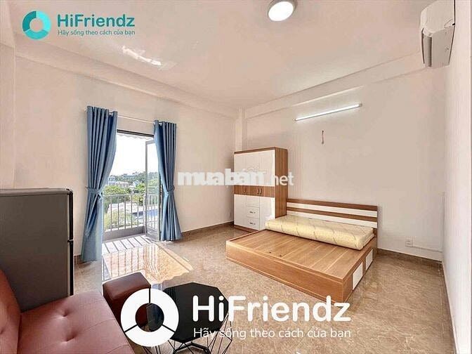 Studio Ban Công Mới Xây Full Nội Thất - Free Tiền Nhà Tháng 9