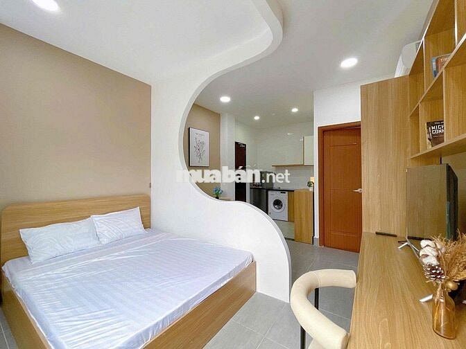 🌸cho thuê căn hộ_1pn tách bếp_30m2_Thang máy_giặt riêng_ngay trung tâm