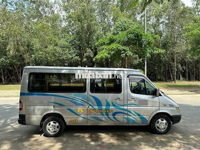 Sprinter 2008 máy dầu, tải van 6 chổ -900kg