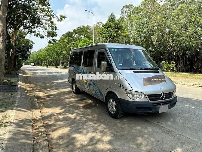 Sprinter 2008 máy dầu, tải van 6 chổ -900kg