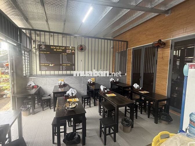 Sang quán bún bò mb đẹp ngang 8m ngay chợ Nguyễn Xí, dân cư đông