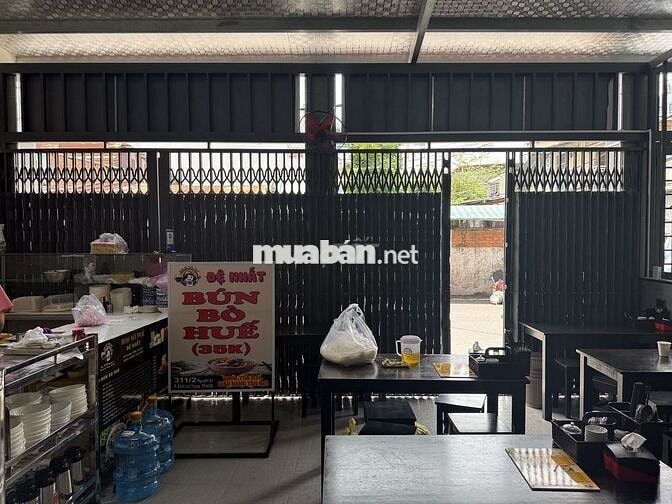Sang quán bún bò mb đẹp ngang 8m ngay chợ Nguyễn Xí, dân cư đông