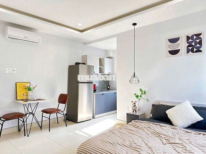Căn Hộ Stu Cao Cấp 45m2 Cửa Sổ View City Full NT Gần Cầu Thị Nghè
