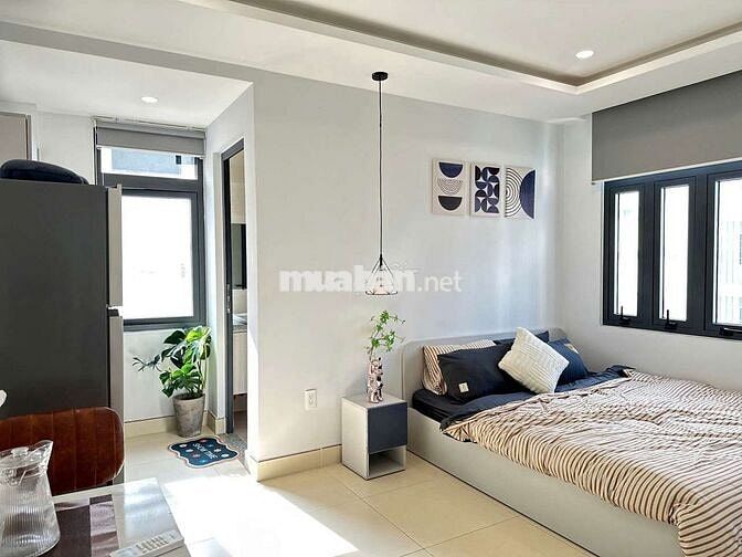 Căn Hộ Stu Cao Cấp 45m2 Cửa Sổ View City Full NT Gần Cầu Thị Nghè