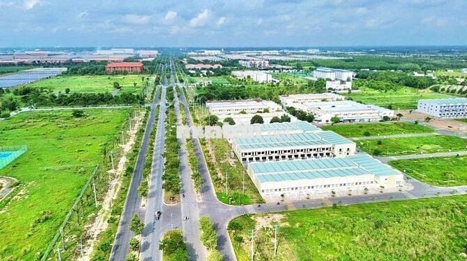 Nhà phố khu dân cư Phước Đông New City 1 trệt 1 lửng 2 phòng ngủ 1 wc