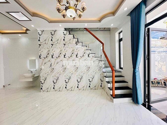 Nhà 1 Trệt 1 Lầu hẻm 28 Huỳnh Phan Hộ thổ cư hoàn công lộ oto 4m