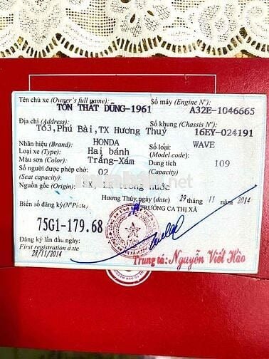 Wave 2014 1 chủ bán đổi xe mới
