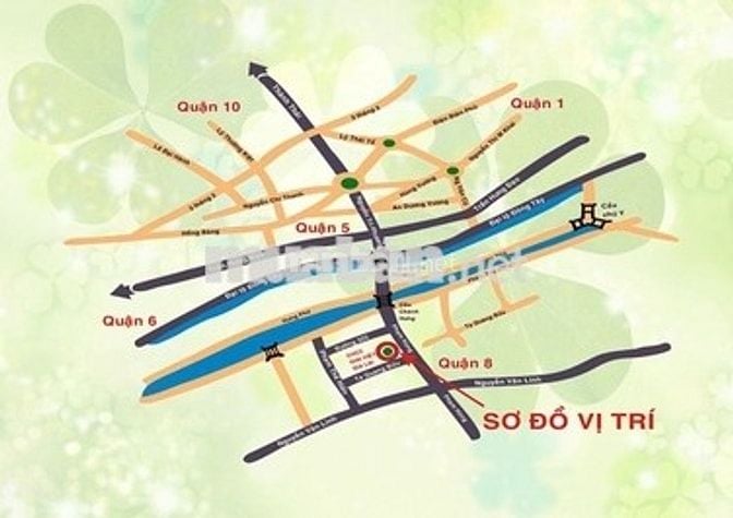 Cho thuê khu căn hộ Chánh Hưng - Giai Việt, 115m2, 2PN, NTCB