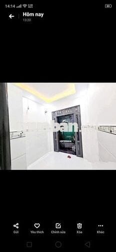 Cho thuê nhà nhỏ 1 lầu Tùng Thien Vương gần chợ Xóm Củi