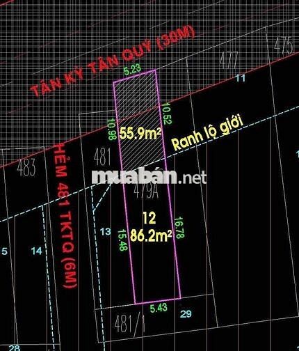 NHÀ MT TÂN KỲ TÂN QÚY - 5,4 x28