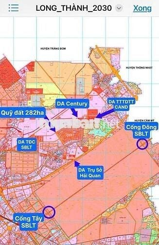 Nhà phố Sản Phẩm Vị trí gần Say Bay Quốc Tế Long Thành