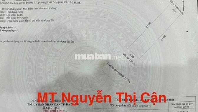 Mặt tiền Nguyễn Thị Cận khu Đô Thị Phước Lý