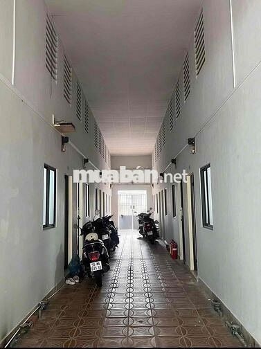Kinh Doanh dãy trọ hơn 25tr/tháng, 12 phòng ngủ 2 kiot, 300m2 sổ riêng