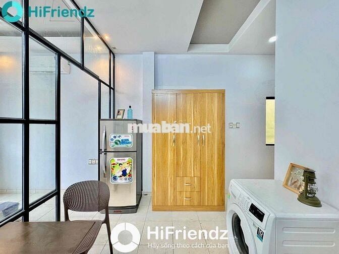 CHO THUÊ CĂN HỘ 1PN TÁCH BẾP BAN CÔNG THOÁNG FULL NỘI THẤT GẦN ĐH UEH
