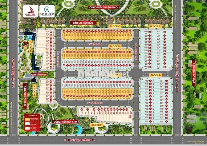 Bán đất nền 81m2 KDC An Residence Phường Thuận Giao, TP. Hồ Chí Minh