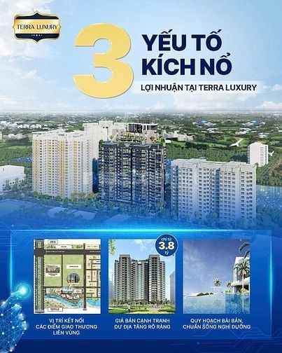 Chỉ với 570TR, quý khách có thể sở hữu ngay tổ ấm mơ ước TERRA LUXURY