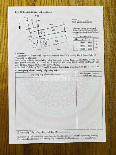 NHÀ THẠNH XUÂN 21. NGAY CHỢ MINH PHÁT. GIÁ: 5.7 TỶ
