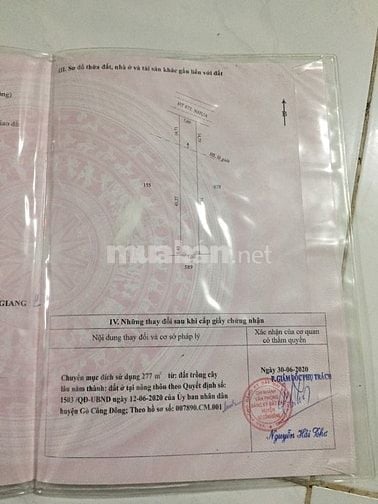 Bán nhà mặt tiền ĐT 871, gò công, tiền giang