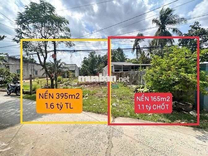 Nền Cầu Sang Trắng 1 - 5,5m x 55m  có 149m2 thổ cư + 245m2 CLN