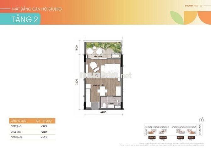 🌟 SOLARIA RISE – CĂN HỘ STUDIO GIÁ TỐT NGAY TRUNG TÂM WATERPOINT 🌟
