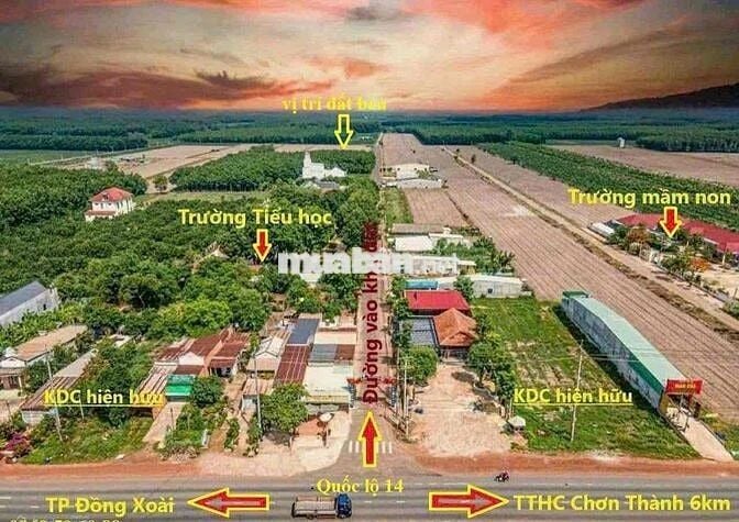GIA ĐÌNH CÓ VIỆC CẦN SANG LẠI LÔ ĐẤT MẶT TIỀN QL14