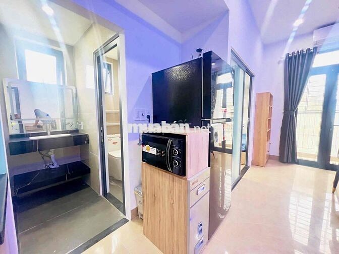 căn 1pn + 1 gác khu hoà xuân thoáng mát mới