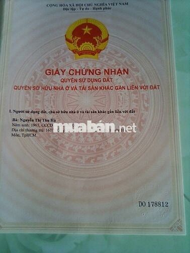 Cô Hà bán nhà Tân Hiệp 75m2, xây kiên cố, hoàn công đủ, SHR, Giá 2tỷ1