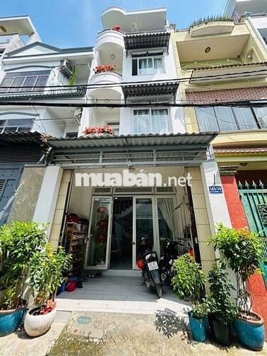 P.V.TRỊ P.5 - ĐỐI DIỆN EMART!! HXH 1 TRỤC - 4 TẦNG MỚI CỨNG- 8,9 TỶ TL