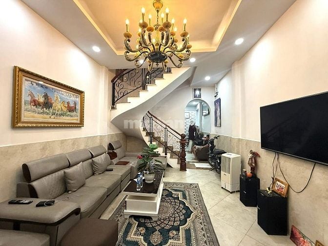 ⭐️Nhà 3 Lầu tuyệt đẹp Cao cấp hẻm xe hơi 1 trục Đường Số 3, P9, Q.Gò V