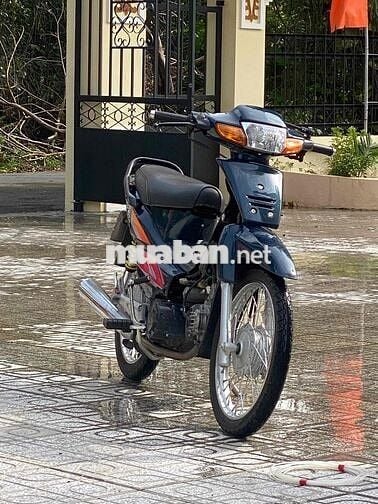 Honda Wave xanh đậm, xe số