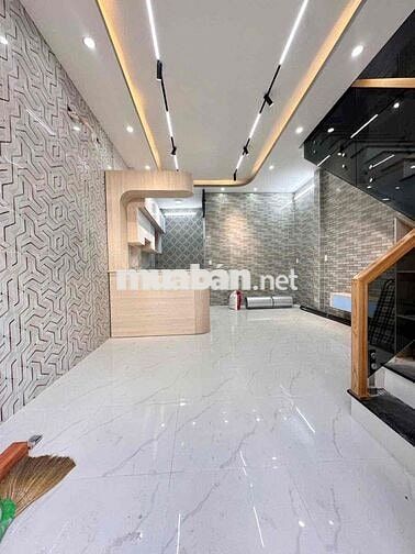 Nhà 1 trệt 1 lầu hẻm 192 Nguyễn Thông Thổ cư Hoàn Công Lộ oto
